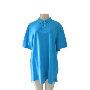 Ralph Lauren Short Sleeve Classic Fit Blue Polo Shirt in Size X Large